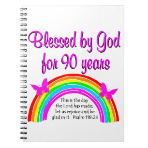 90TH BIRTHDAY BLESSING NOTEBOOK