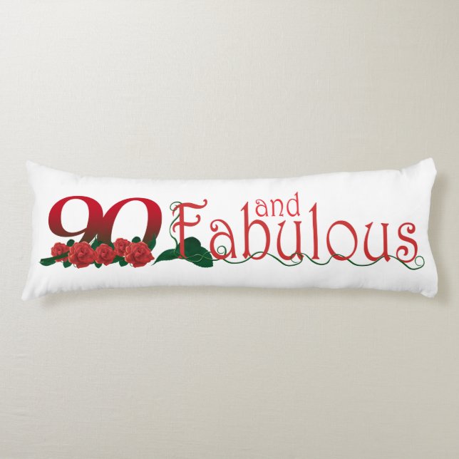 90th birthday Body Pillow ( 20" x 54") (Front)