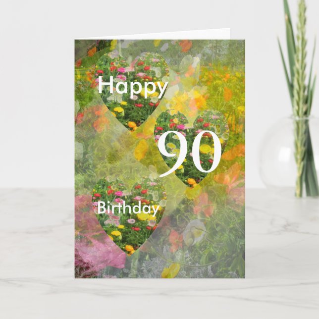 90th Birthday Card (Front)