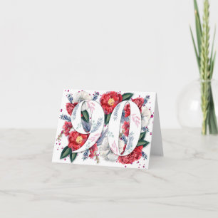 90th Birthday Card