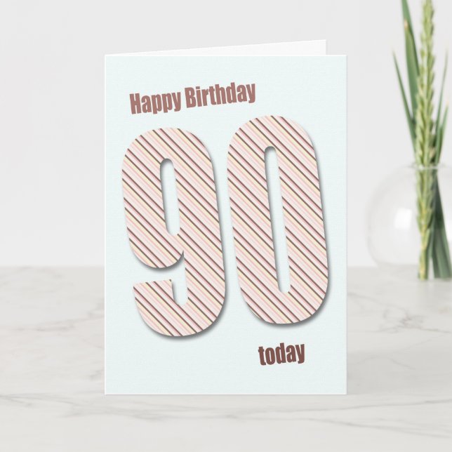 90th birthday card (Front)