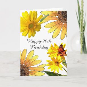 90th Birthday Card