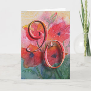 90th Birthday Celebration Invitation