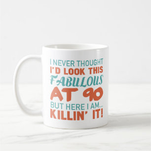 90th Birthday For Fabulous Women Coffee Mug