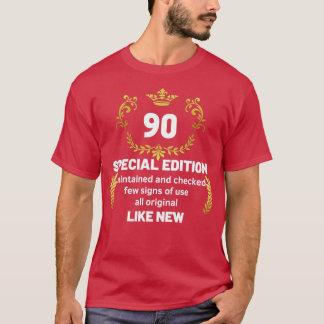 90th birthday funny gift 90 years old  T-Shirt