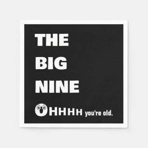 90th Birthday Getting Old Humour  Napkin