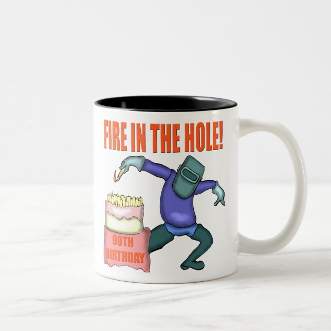 90th Birthday Gifts Mug (Right)