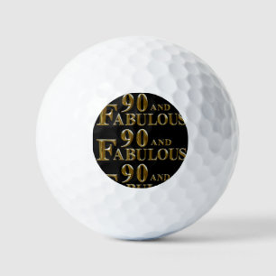 90th Birthday  Golf Balls