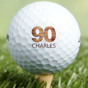 90th birthday golf balls 90 years golfer wood gift
