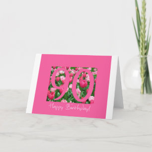 90th birthday greeting card