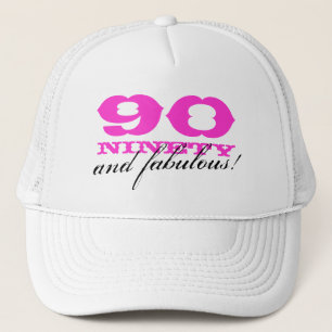 90th Birthday hat   90 and fabulous!