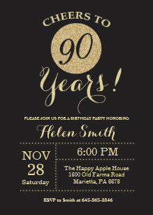 90th birthday invitations zazzle co uk