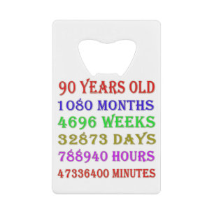90th Birthday Milestones