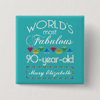90th Birthday Most Fabulous Colourful Gem
