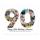 90th Birthday Number 90 Photo Collage Anniversary