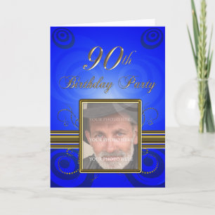 90th Birthday party Invitation