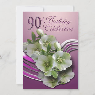 90th birthday party invitation