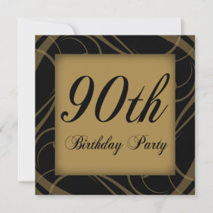 90th Birthday Party Invite