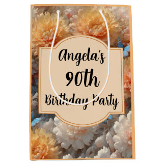90th Birthday Party Medium Gift Bag