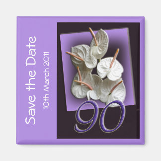 90th birthday party Save the Date Magnet