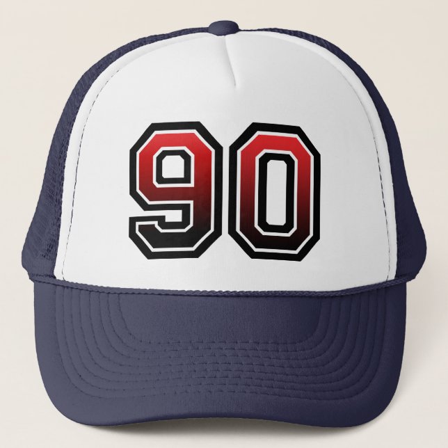 90th Birthday Party Trucker Hat (Front)