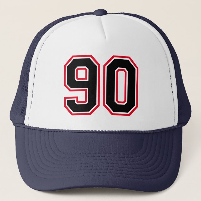 90th Birthday Party Trucker Hat (Front)