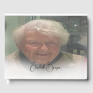 90th Birthday Personal Photo Momento Birthday Guest Book