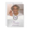 90th Birthday Photo Invitations - Silver & Purple