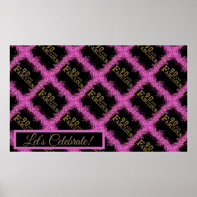 90th Birthday  Poster (Front)