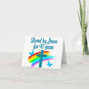 90TH BIRTHDAY PRAYER CARD