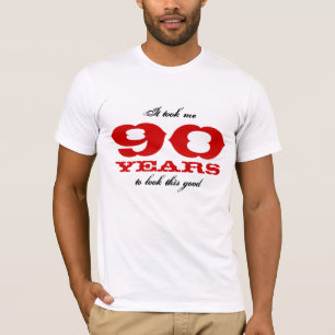 90th Birthday shirt   Customisable year number