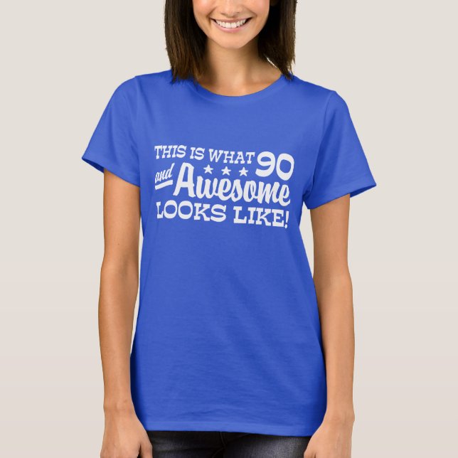 90th Birthday T-Shirt (Front)