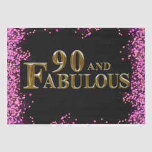 90th Birthday  Tissue Paper