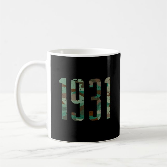 90Th Camou Made In 1931 90 Soldier Coffee Mug (Left)