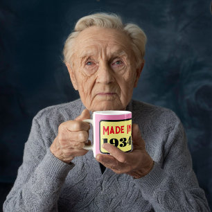 90th gift ninety years old 90 coffee  coffee mug