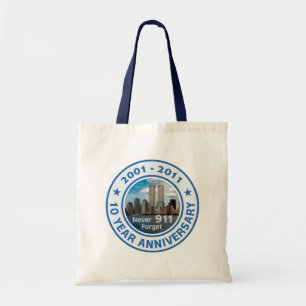 911 10 Year Anniversary Tote Bag