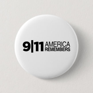 911 America Remembers 6 Cm Round Badge