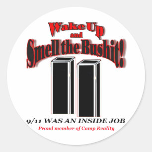 911 Bushit Stickers