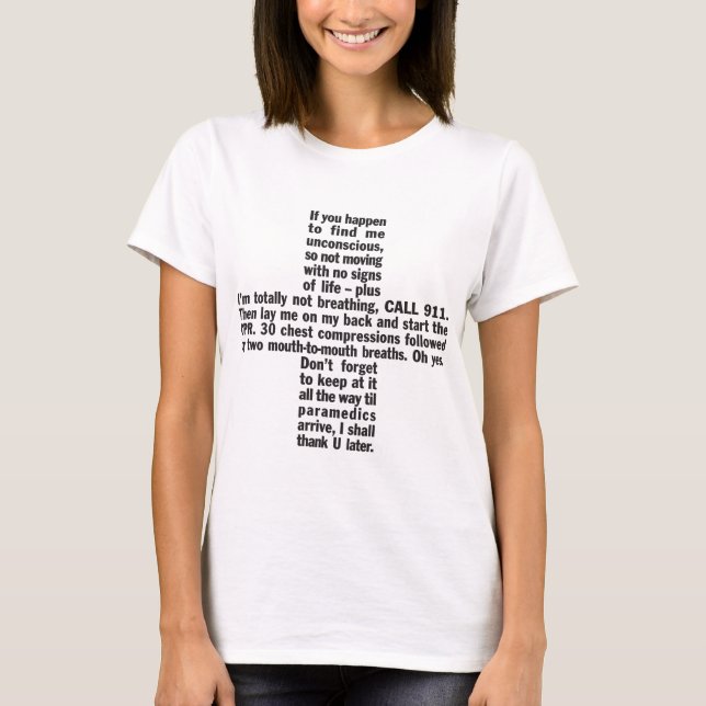 911+CPR Women's Fitted T-shirt (Front)