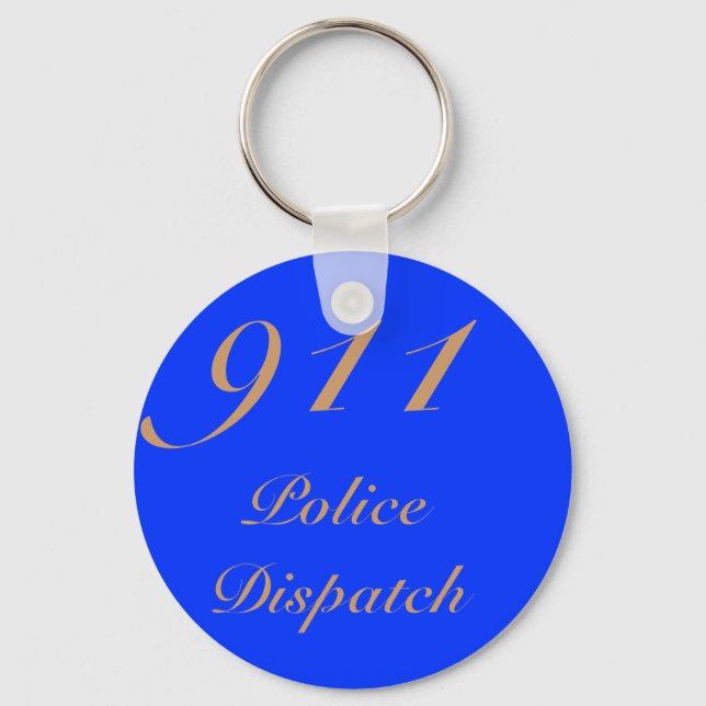 911 Dispatch Centre Key Ring (Front)