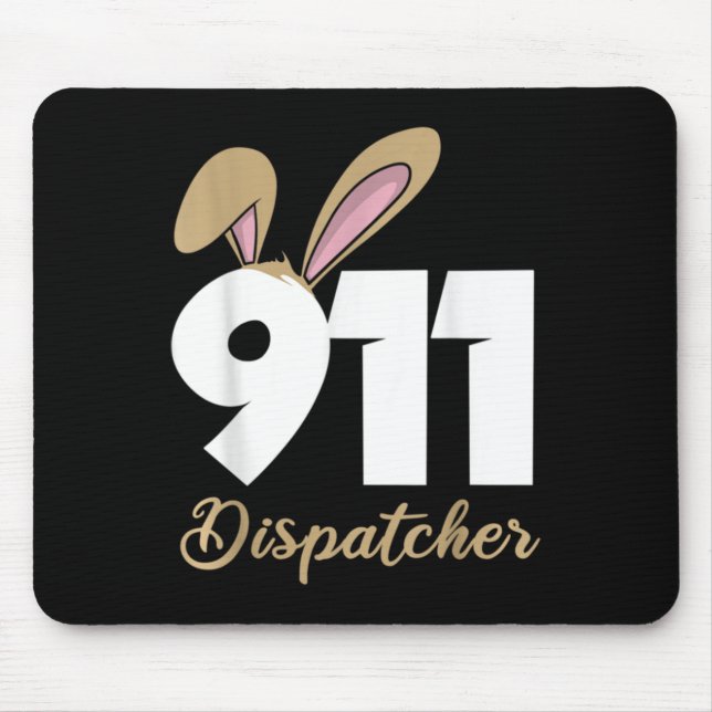 911 Dispatcher Easter Pullover Hoodie  Mouse Mat (Front)