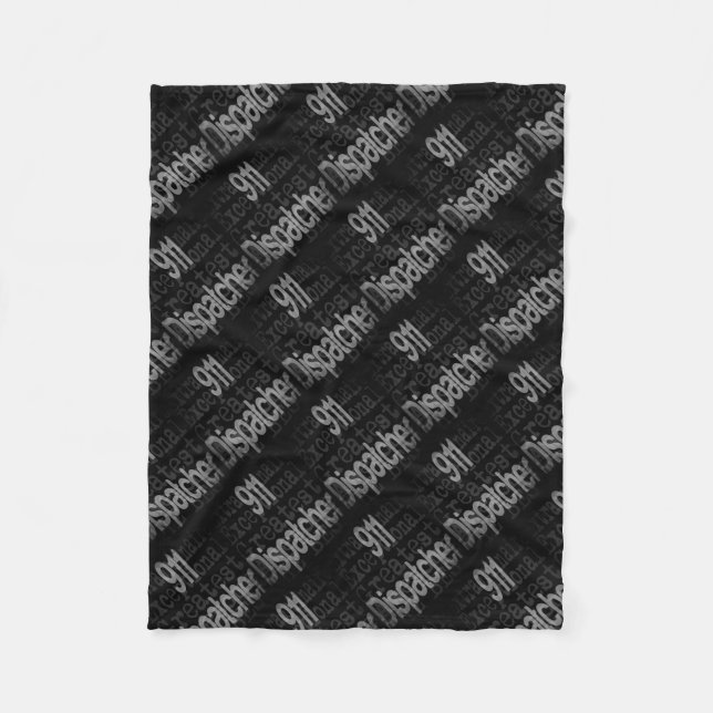 911 Dispatcher Extraordinaire Fleece Blanket (Front)