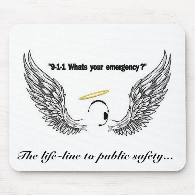 911 Dispatcher mousepad (Front)