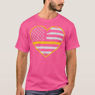 911 Dispatcher Shirt Patriotic US Heart Flag Gift