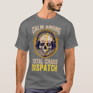 911 Dispatcher Thin Gold Line Emergency Dispatcher T-Shirt