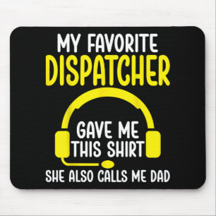 911 Dispatcher's Dad - My Favourite Dispatcher Gav Mouse Mat