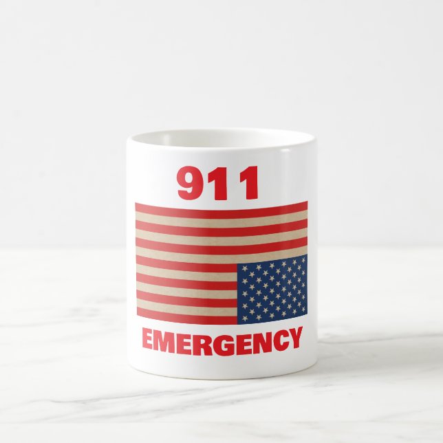 911 Emergency Coffee Mug (Center)
