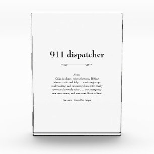 911 Emergency Dispatcher Appreciation Gift Photo Block