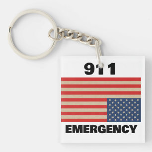 911 Emergency Keychain