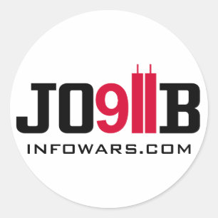 911 INSIDEJOB infowars.com Classic Round Sticker
